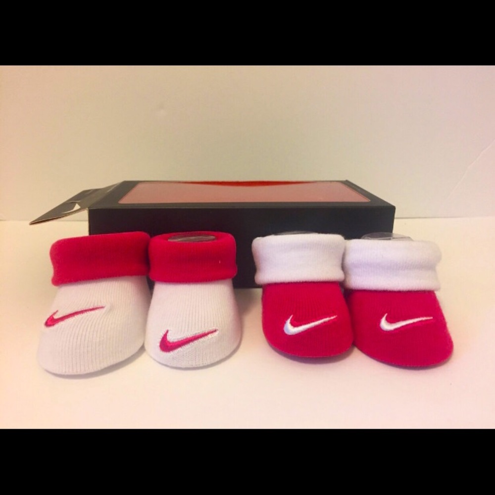 Pink Nike Booties